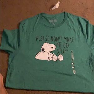 Peanuts tshirt